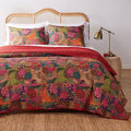 Axyaa Jewel Quilt Set - Full/Queen - Multicolor