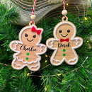 Gingerbread Cookie Ornament Personalized for Kids by Axyaa