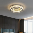 Axyaa Round Crystal Ceiling Lamp for Luxury Modern Living Room and Bedroom
