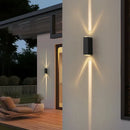 Axyaa Outdoor Up Down LED Wall Light Waterproof Spotlight Narrow Beam for Garden & Hotel