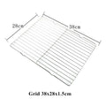 Axyaa Stainless Steel Bakeware Set Kitchen Utensils Storage Tray Cooling Rack
