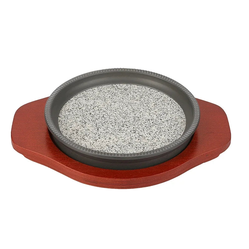Axya Maifan Slate BBQ & Seafood Stone Plate Set