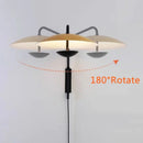 Axyaa Nordic UFO LED Wall Lamp: Retro Decorative Lighting for Home & Business