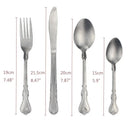 Axya Vintage Spoon Knife Fork Set, Table Shoot Cutlery Props