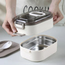 Axyaa Stainless Steel Bento Box Set - Leakproof Lunch Container