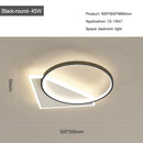 Axyaa LED Ceiling Lamp: Modern Minimalist Lighting for Living Room, Bedroom, and Dining Room