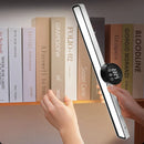Axyaa Magnetic Clock Table Lamp USB Rechargeable LED Dimmable Night Light