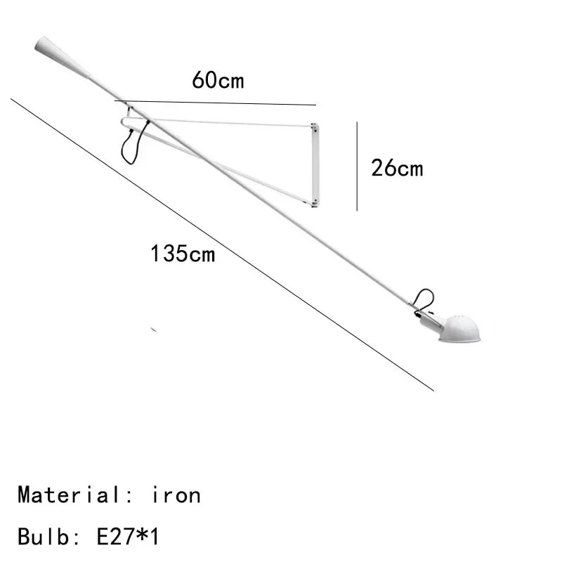Axyaa Rotatable LED Wall Lamp for Bedroom & Living Room Lighting