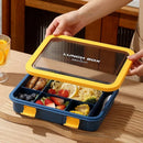 Axyaa Large Capacity Bento Box Lunchbox for Kids, Leakproof Food Storage Container