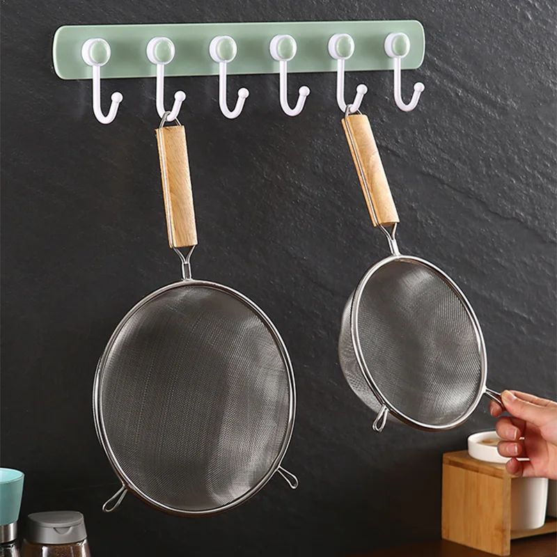 Axyaa Stainless Steel Double Ear Colander Spoon(Strainer) with Wooden Handle