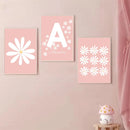 Axyaa Daisy Custom Name Poster for Baby Girl Nursery Wall Decor