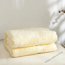 Axyaa Jacquard Cotton Blanket: Soft Breathable Bedspread for Adults & Kids