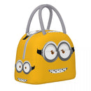 Axyaa Miniones Insulated Lunch Bag - Fun Kawaii Design, Large Capacity Cooler