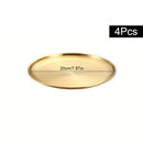 Axyaa Stainless Steel Dining Tray Set