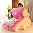 Axyaa Plush Winter Blanket - Super Thick Milk Fleece Comforter