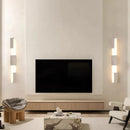 Axyaa Art Deco LED Wall Lamp Natural Stone White Acrylic Remote Control Dimmable