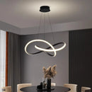 Axyaa Nordic LED Ceiling Chandelier for Dining & Living Room