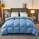 Axyaa Goose Down Comforter - Thick California Super King Size for Winter Warmth