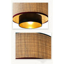Axyaa Natural Rattan Pendant Light for Dining Living Room Home Decor