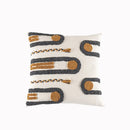 Tufted Macrame Cushion Cover, Turkish Boho Pillow Case for Home Decor by Axyaa