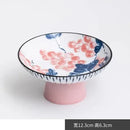 Axyaa High Foot Pastry Plate - Elegant Tea & Fruit Plate for Home