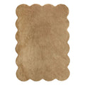 Axyaa Soft Plush Solid Color Rug for Modern Minimalism Living Room