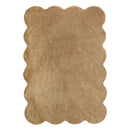 Axyaa Soft Plush Solid Color Rug for Modern Minimalism Living Room