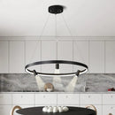 Axyaa Nordic Black LED Pendant Lights for Bedroom Dinning Kitchen Home Decor