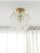 Axyaa Glass Shade Light Luxury Ceiling Lamp - Modern Minimalist Design