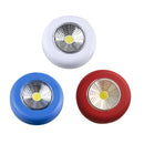 Axyaa Round COB LED Under Cabinet Light with Adhesive Sticker
