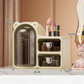 Axyaa Rotating Makeup Brush Holder & Desktop Storage Organizer