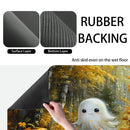 Axyaa Halloween Coffee Dish Mat: Absorbent & Anti-Slip Kitchen Draining Pad