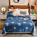 Axyaa Rosebud Floral Throw Blanket for Girls Women, Cozy Soft Flower Print Couch Decor