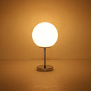 Axya Glass Ball Table Lamp: Elegant LED Light for Home and Office
