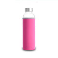 Axyaa High-Temp Glass Water Bottle with Protective Bag, BPA-Free Sport & Travel Drink Bottle