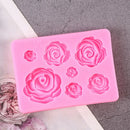 Silicone 3D Flower Mold for Cake Candy Chocolate Soap DIY Baking Tool by Axyaa