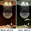 Axyaa Large LED Crystal Chandeliers for Modern Living Room & Hotel Interior