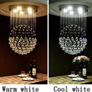 Axyaa LED Crystal Chandelier for Modern Living Room Interior