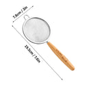Axyaa Stainless Steel Flour Sieve Fine Mesh Strainer Colander Pastry Baking Tools