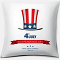 Axyaa LOVE USA Square Pillowcase for Home Decor