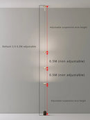 Axyaa LED Floor Lights: Modern Minimalist Design for Living Room, Bedroom, TV Wall