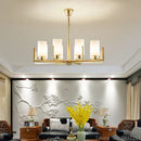 Axyaa Modern Zen LED Chandelier for Home Restaurant Bedroom Loft Iron Lamp