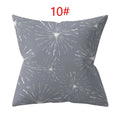 Axyaa 18" Sliver Grey Geometry Striped Pillowcase Home Decor Pillow Cover