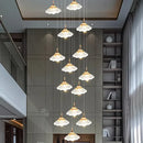 Axyaa Modern LED Chandeliers for Dining Room | Pendant Lights for Ceiling | Indoor Lighting