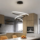 Axyaa Modern Round LED Chandelier for Home Indoor Lighting