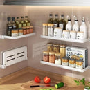 Axyaa Kitchen Storage Rack Fridge Organizer Clear Tray Food Spice Organizer
