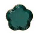 Axyaa Petal Dim Sum Dish - Luxury Small Cake Plate for Afternoon Tea