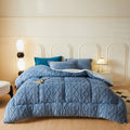 Axyaa Solid Color Lamb Wool Quilt - Thick Warmth for Winter