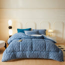 Axyaa Solid Color Lamb Wool Quilt - Thick Warmth for Winter