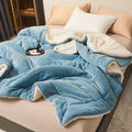 Axyaa Queen Size Winter Fleece Blanket: Soft, Cozy, Plush, Thick Lambswool Throw Blanket